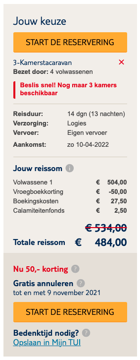 Partner Link tui_nl_packages_affiliate