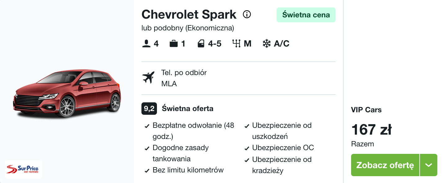 Partner Link kayak_pl_car_wl