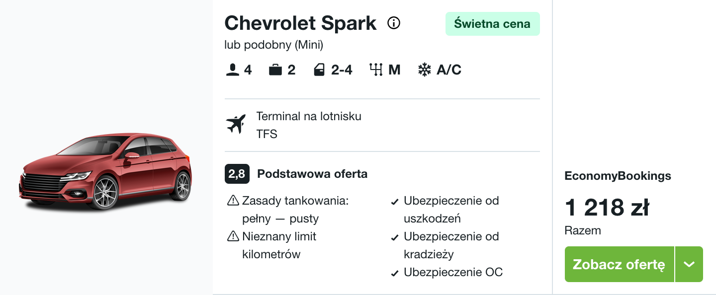 Partner Link kayak_pl_car_wl