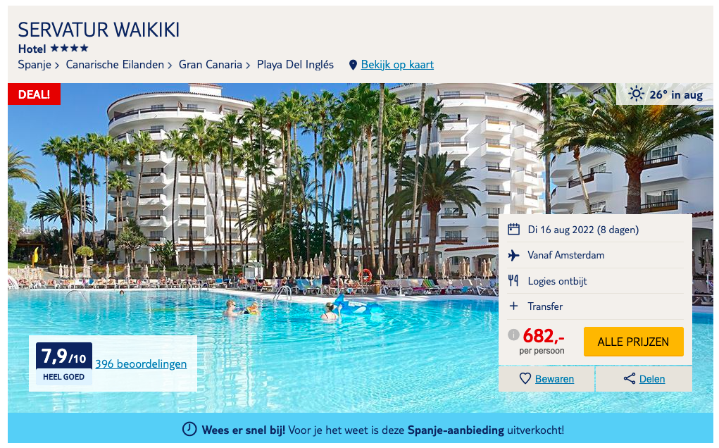Partner Link tui_nl_packages_affiliate