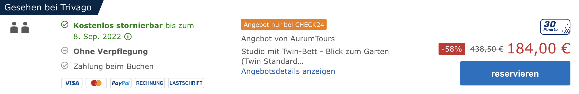 Screenshot CHECK24