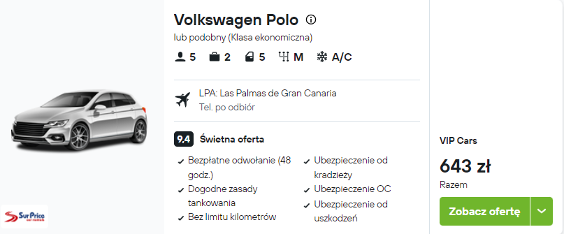 Partner Link kayak_pl_car_wl