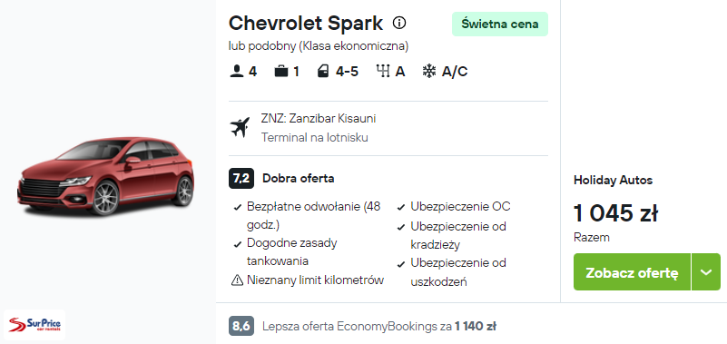 Partner Link kayak_pl_car_wl