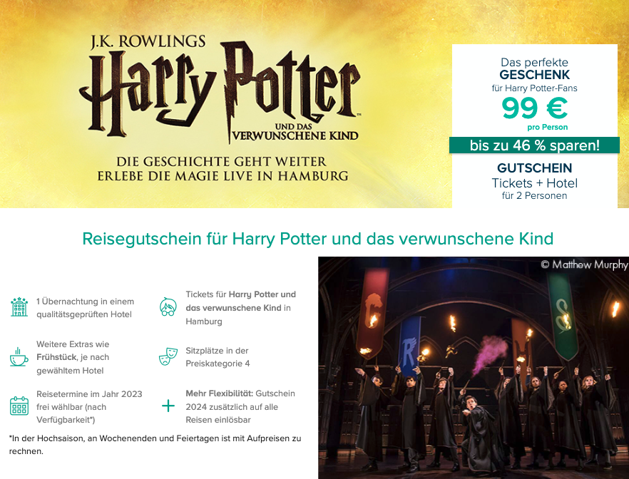 Harry Potter und das verwunschene Kind Live in Hamburg