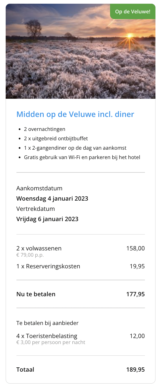Partner Link traveldeal_nl_packages_affiliate
