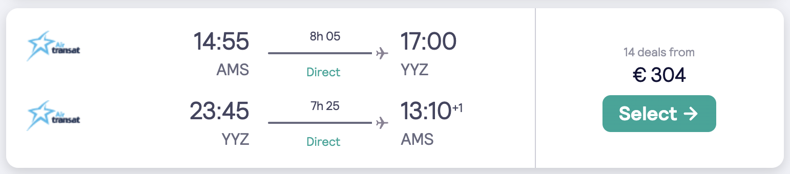 Screenshot Skyscanner