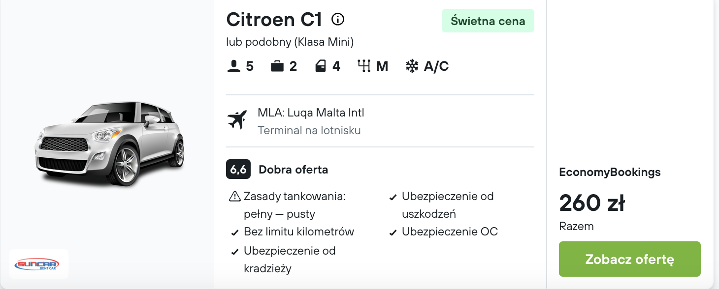 Partner Link kayak_pl_car_wl