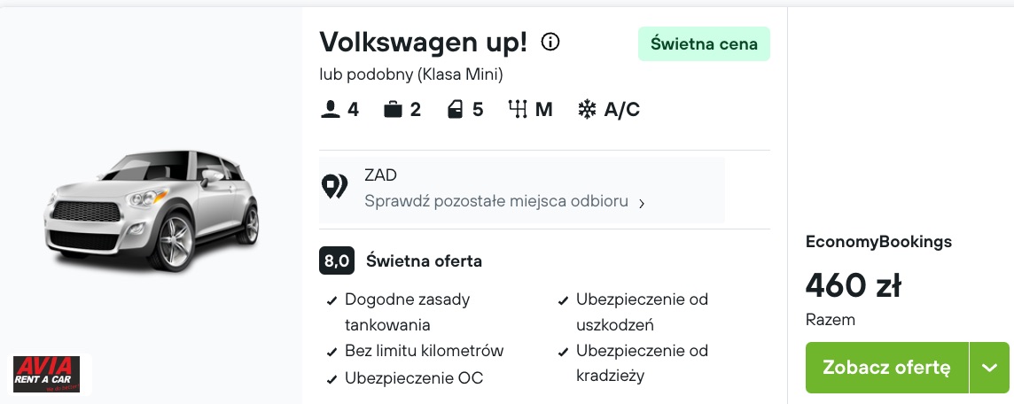 Partner Link kayak_pl_car_wl