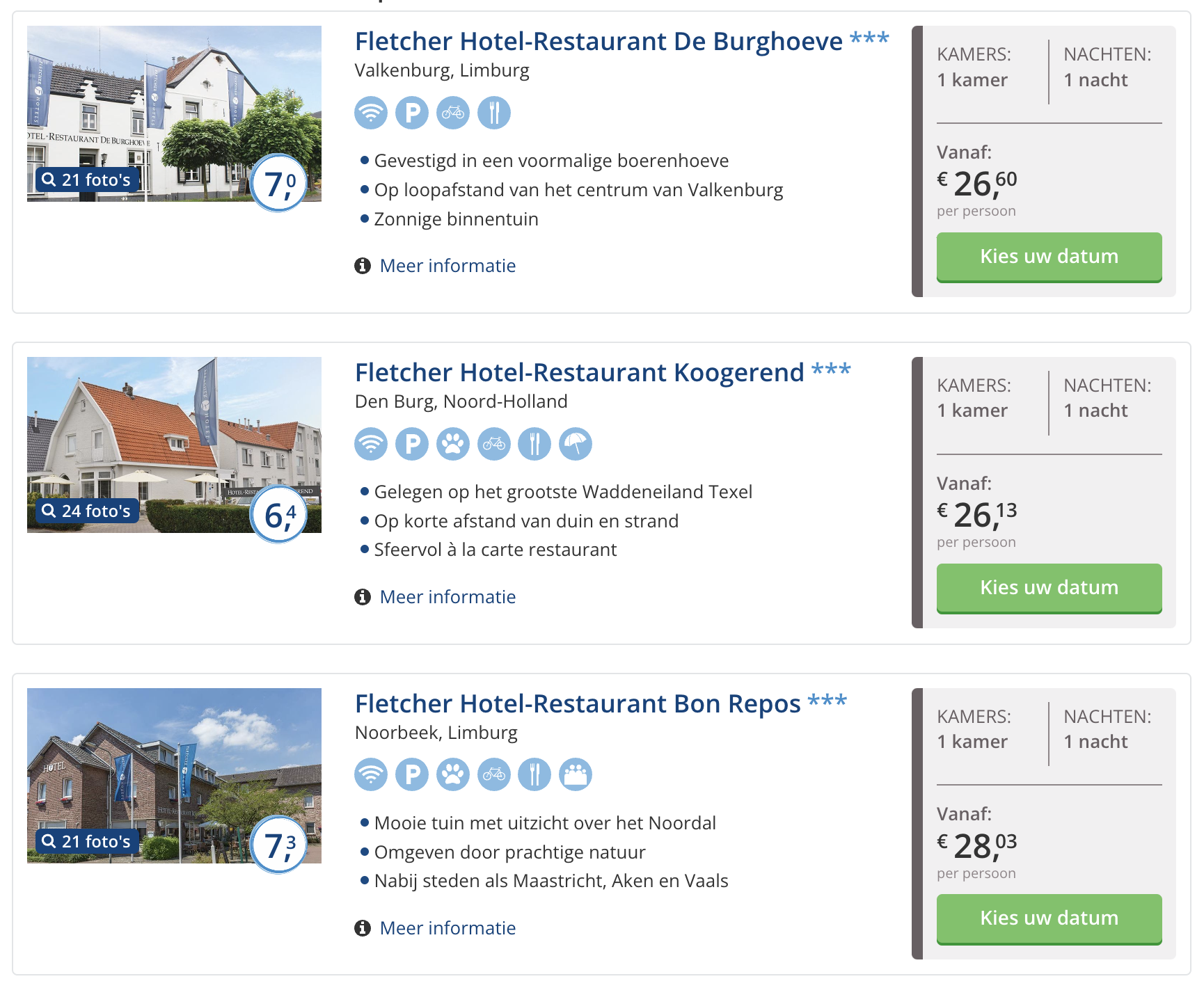 Prachtige Fletcher hotelarrangementen VakantiePiraten