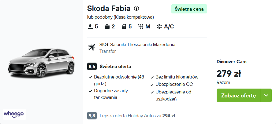 Partner Link kayak_pl_car_wl
