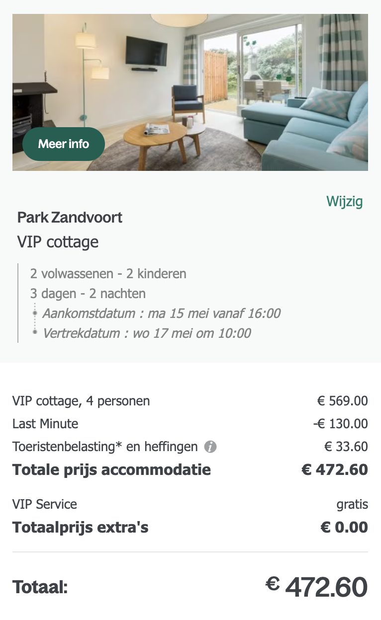 Last Minute Korting Bij Center Parcs Bespaar Tot Wel €130 Op Je Boeking ...