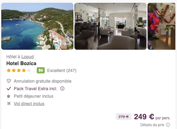 court sejour croatie voyages pirates