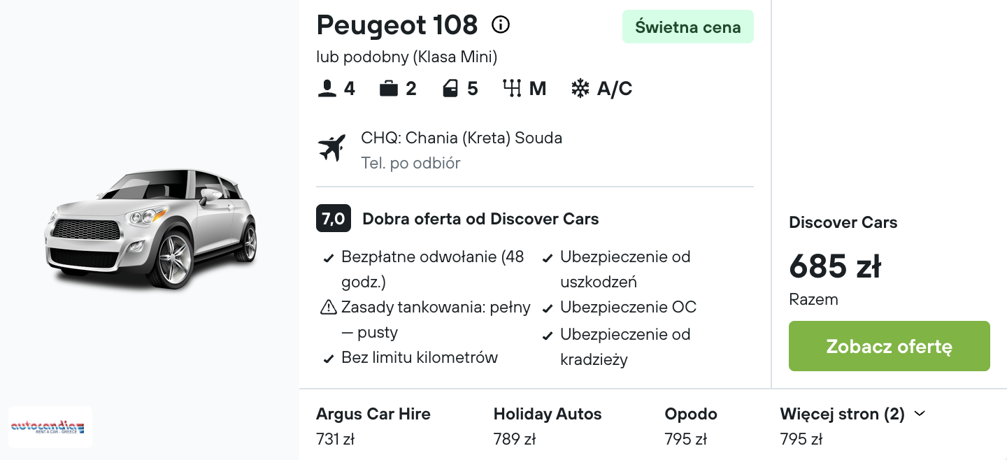 Partner Link kayak_pl_car_wl