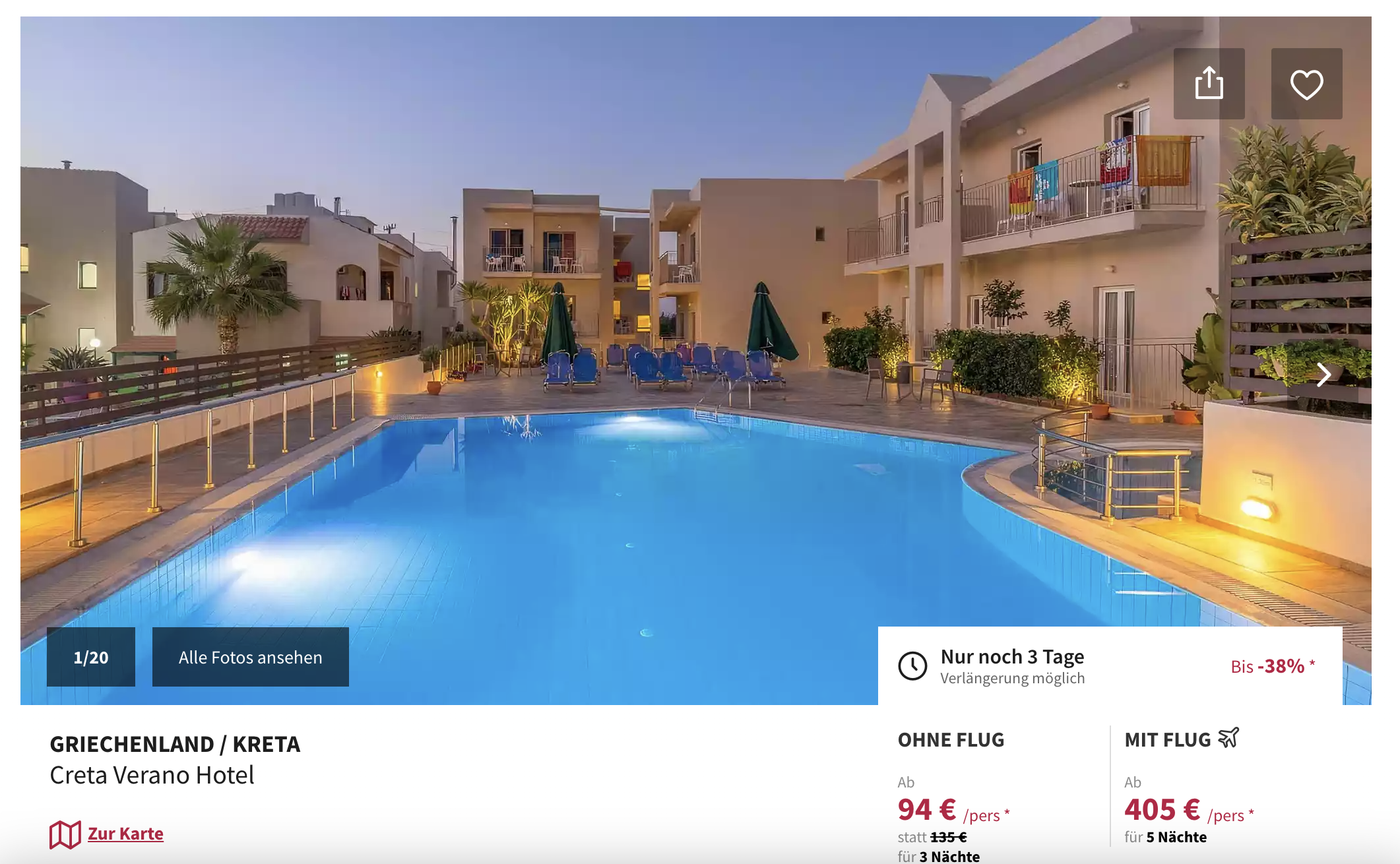 Screenshot Voyage Privé