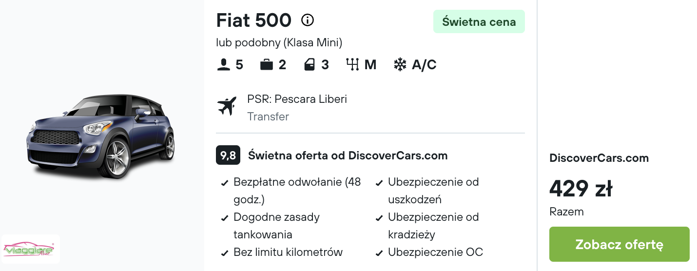 Partner Link kayak_pl_car_wl