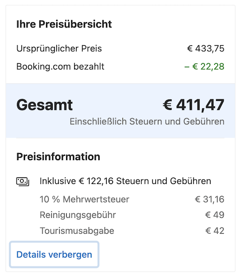 Screenshot Trivago