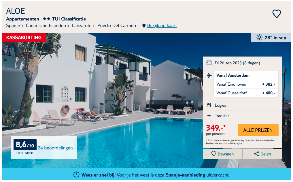Partner Link tui_nl_packages_affiliate