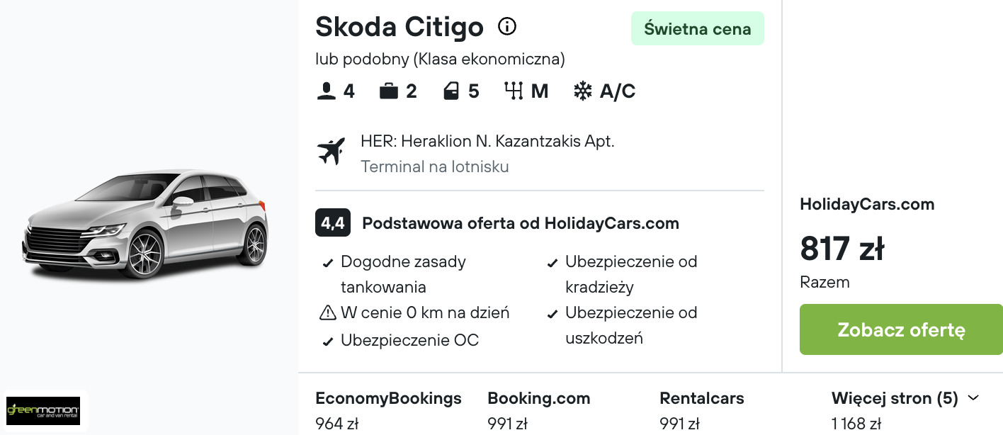 Partner Link kayak_pl_car_wl