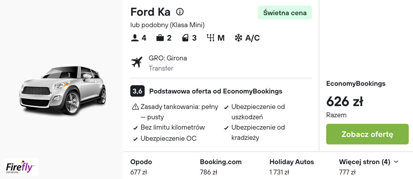 Partner Link kayak_pl_car_wl