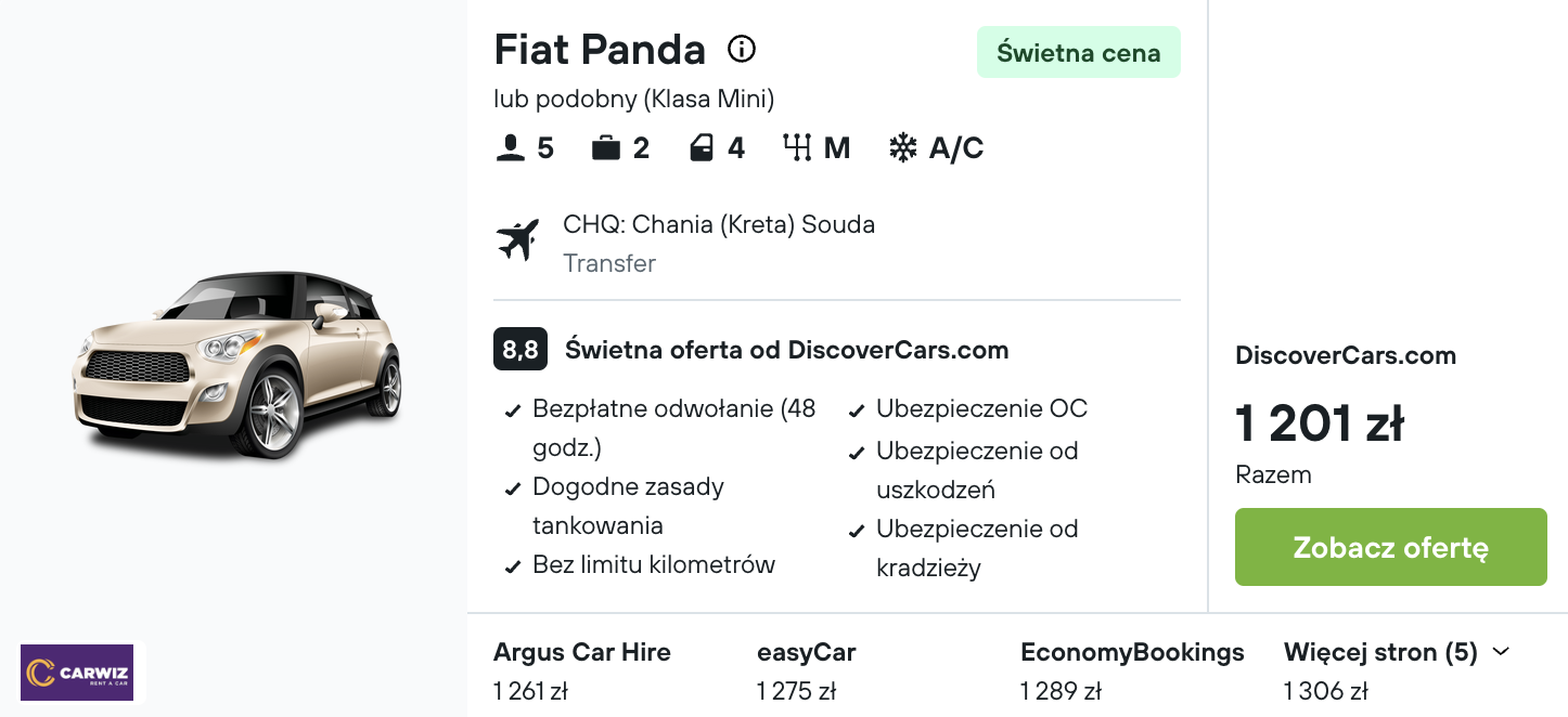 Partner Link kayak_pl_car_wl