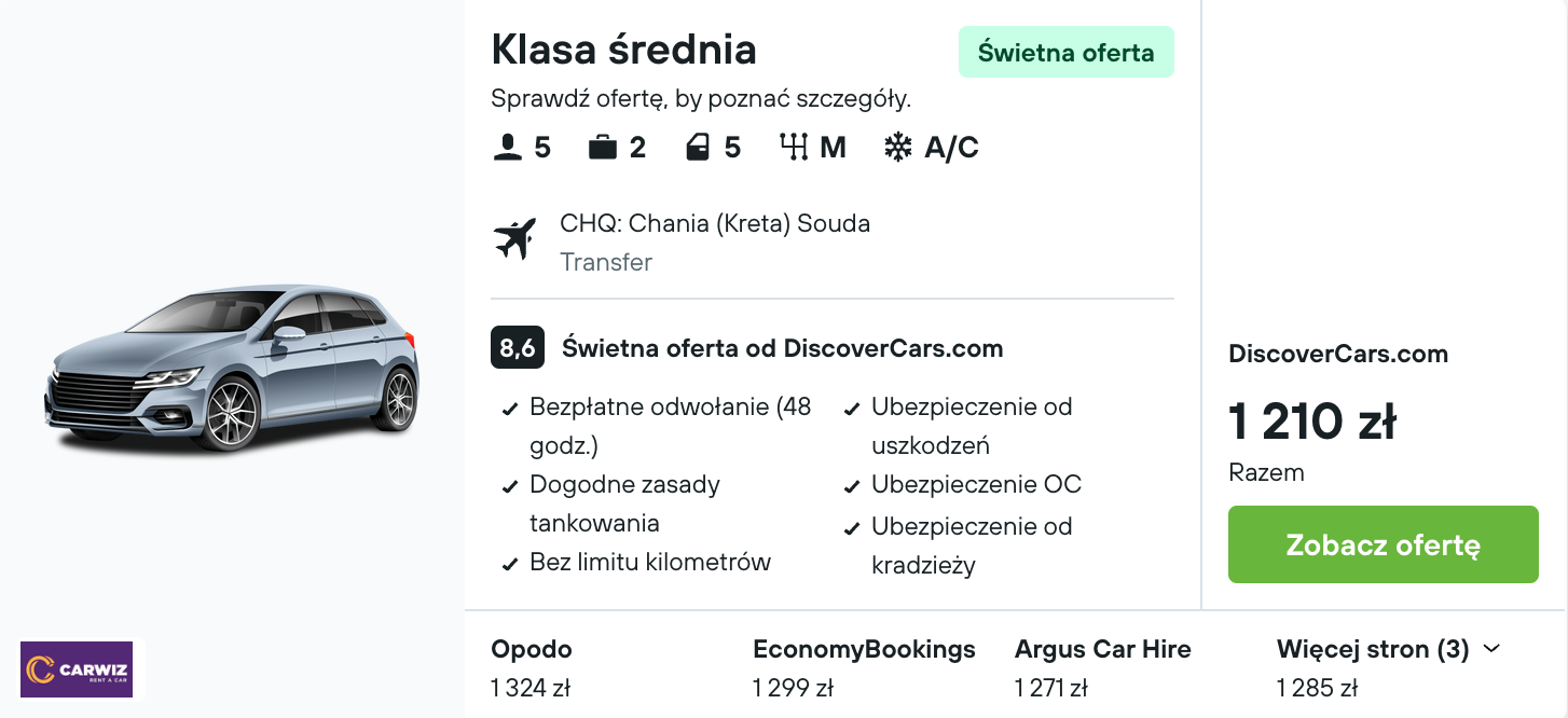 Partner Link kayak_pl_car_wl