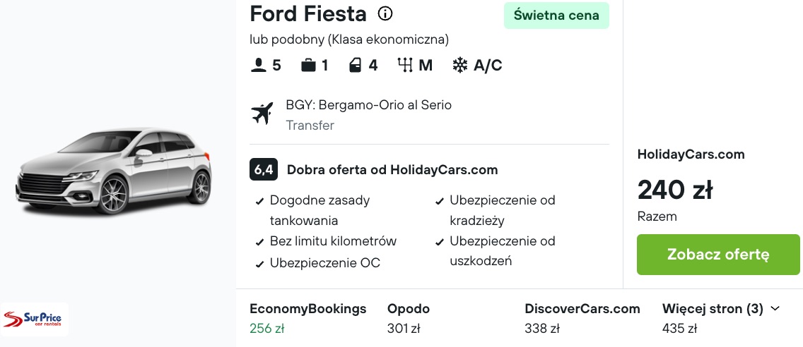 Partner Link kayak_pl_car_wl