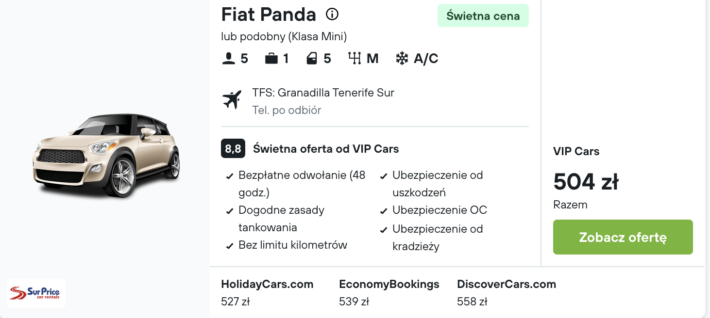 Partner Link kayak_pl_car_wl