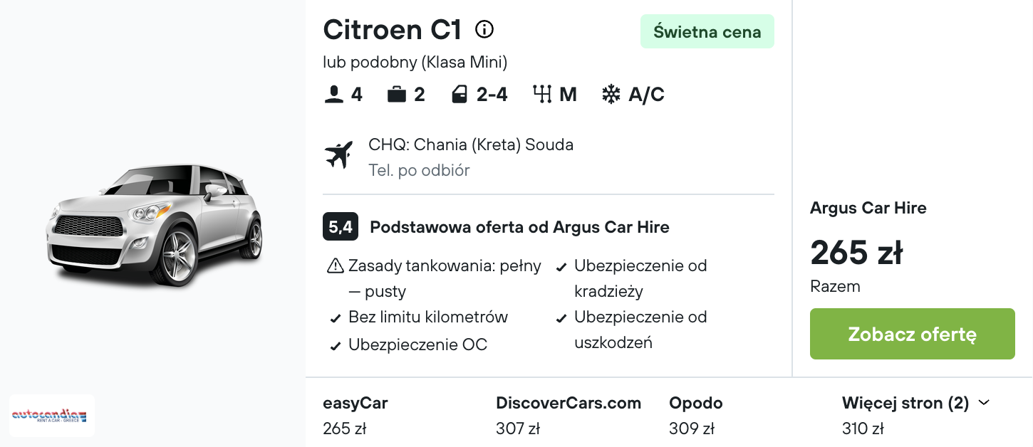 Partner Link kayak_pl_car_wl