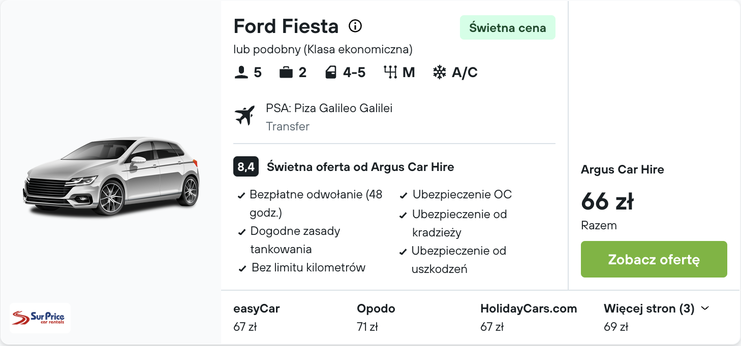 Partner Link kayak_pl_car_wl