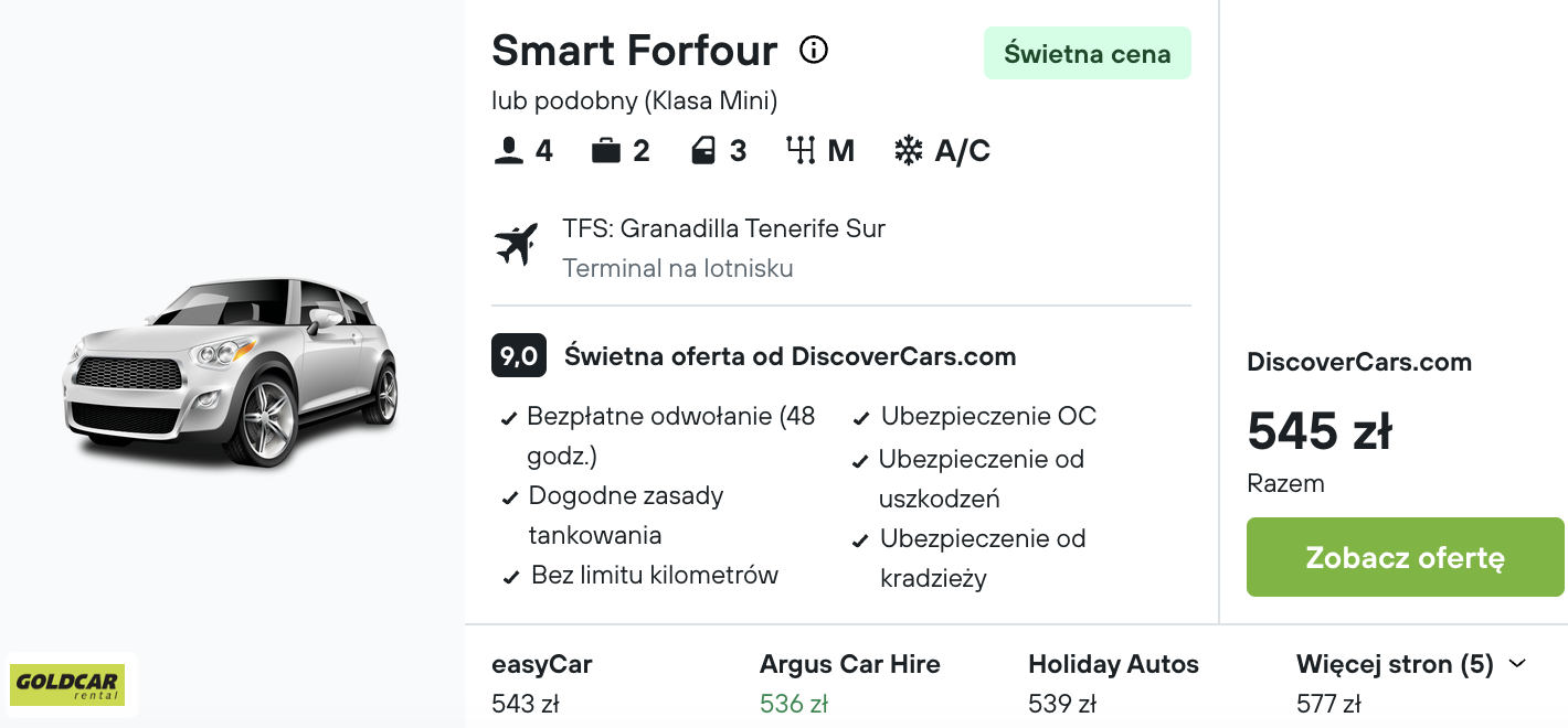 Partner Link kayak_pl_car_wl