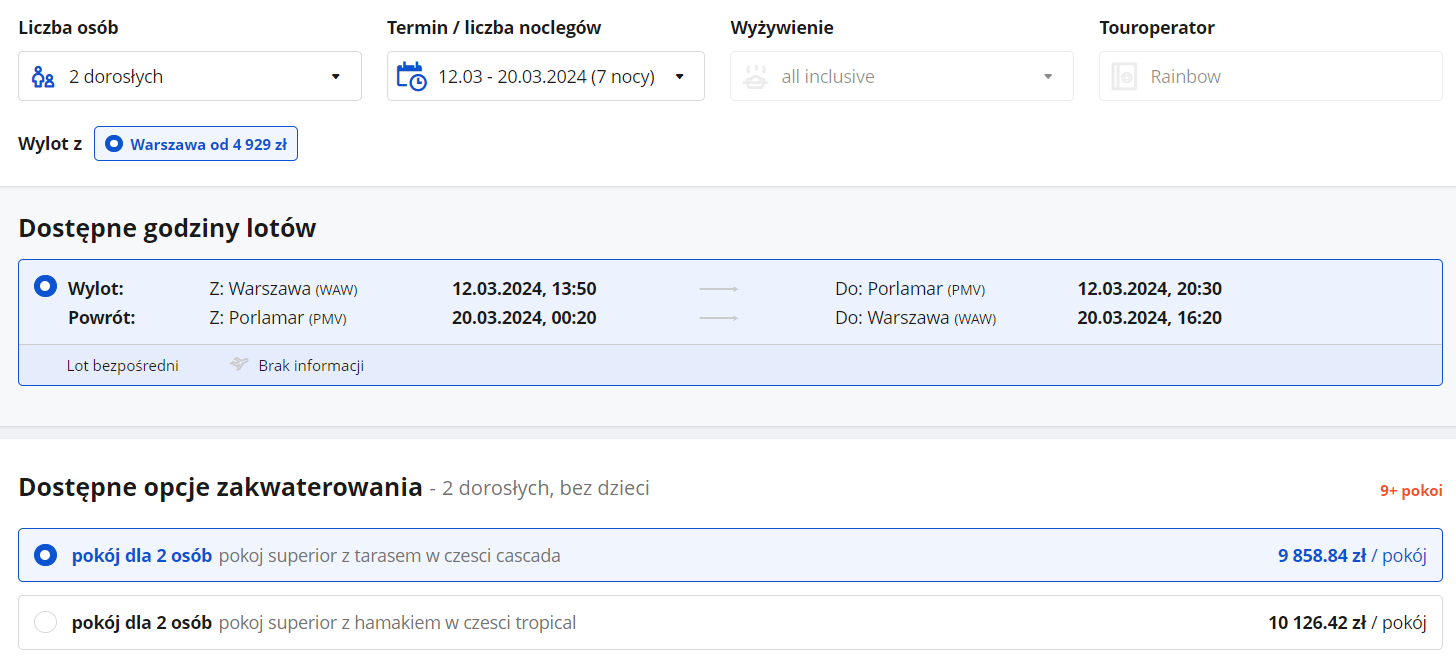 Partner Link fostertravel_pl_packages_direct