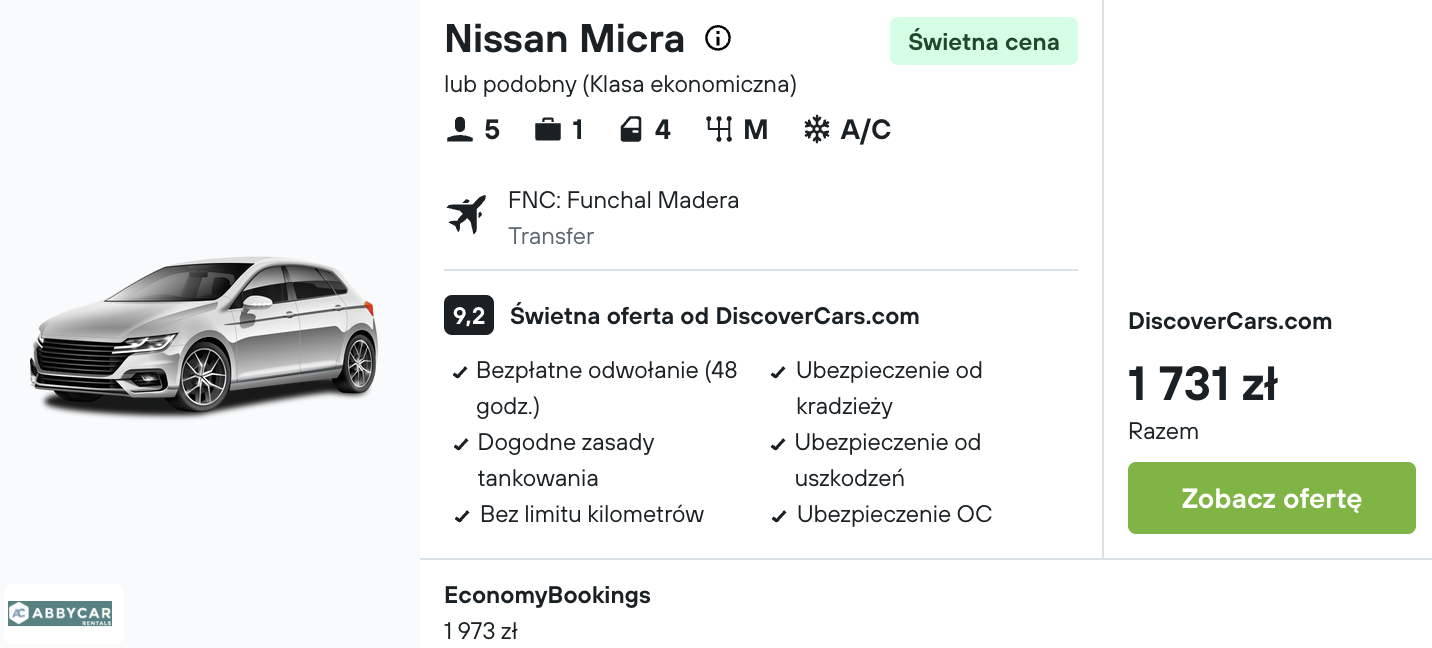 Partner Link kayak_pl_car_wl