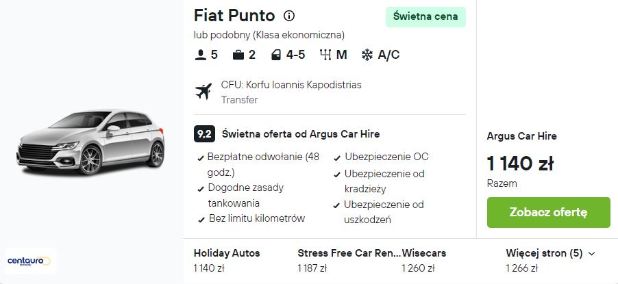 Partner Link kayak_pl_car_wl