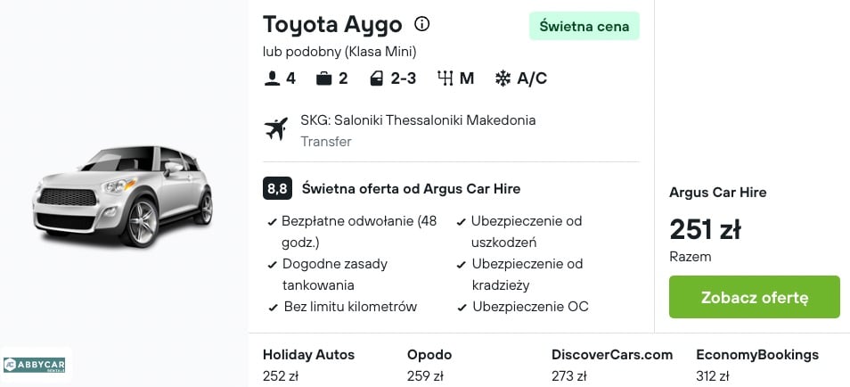 Partner Link kayak_pl_car_wl