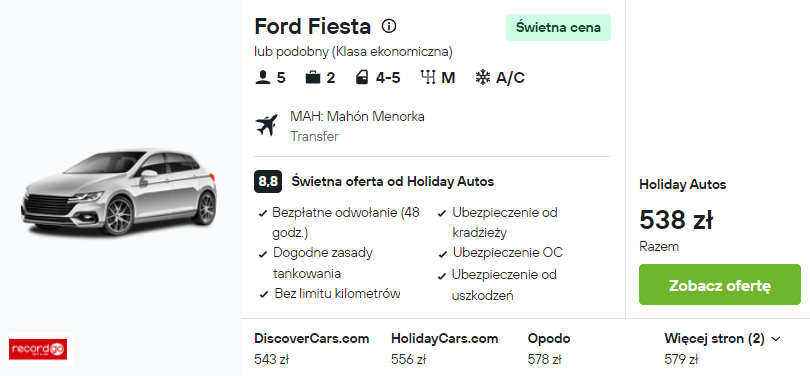 Partner Link kayak_pl_car_wl