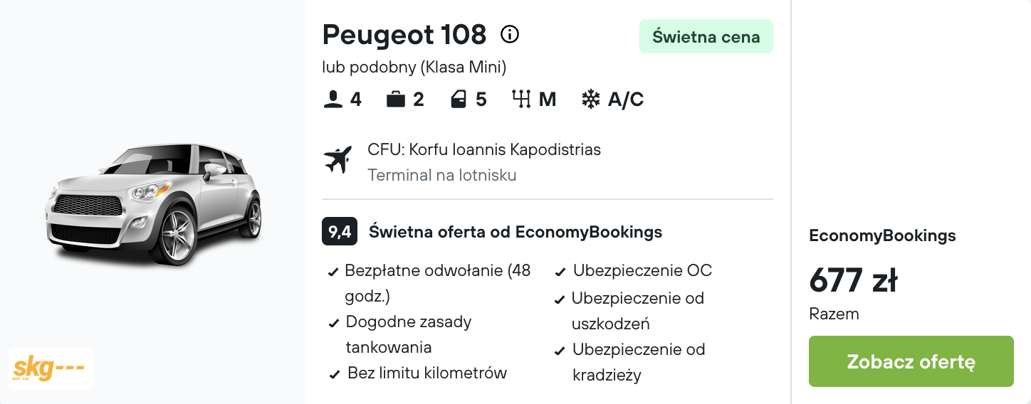 Partner Link kayak_pl_car_wl