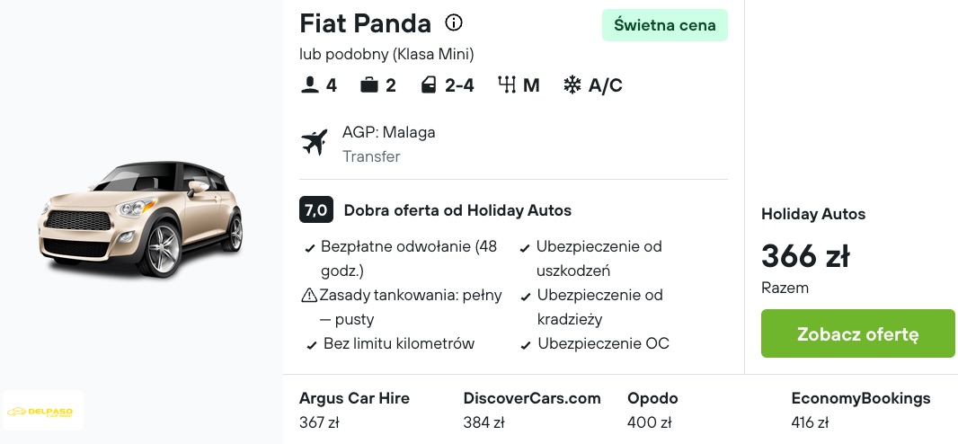 Partner Link kayak_pl_car_wl