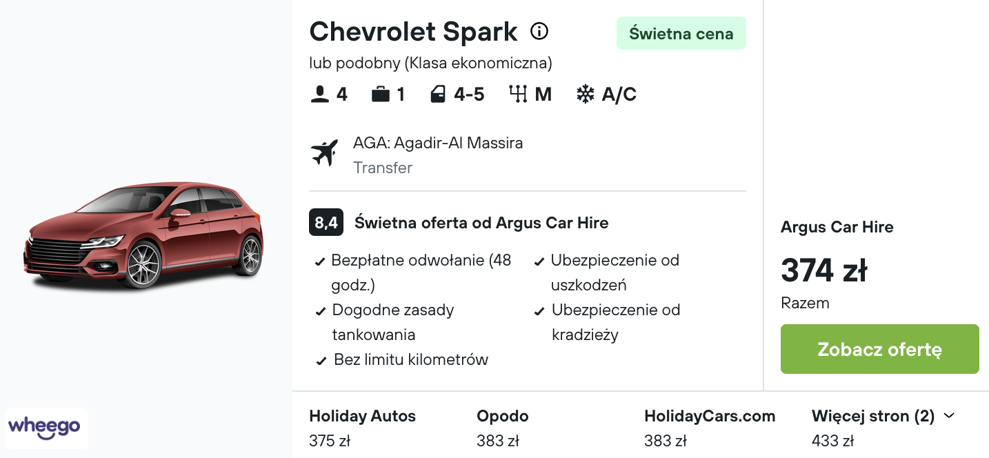 Partner Link kayak_pl_car_wl