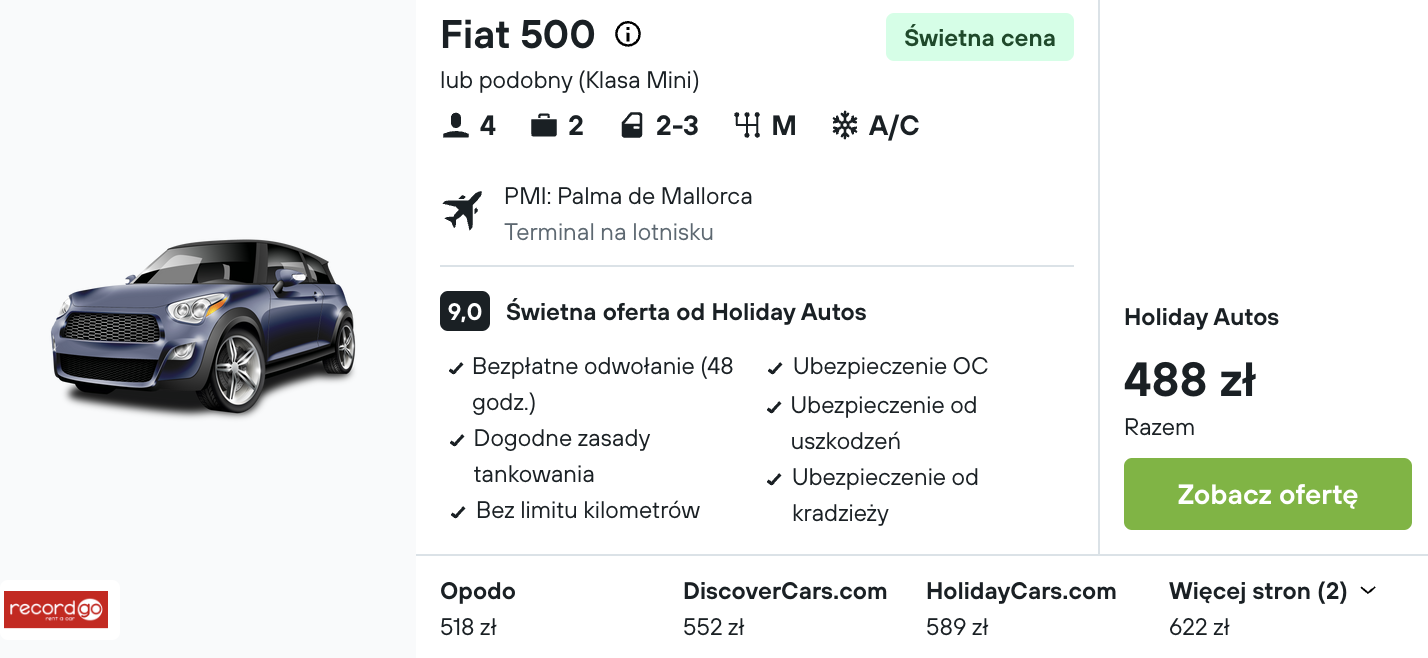 Partner Link kayak_pl_car_wl