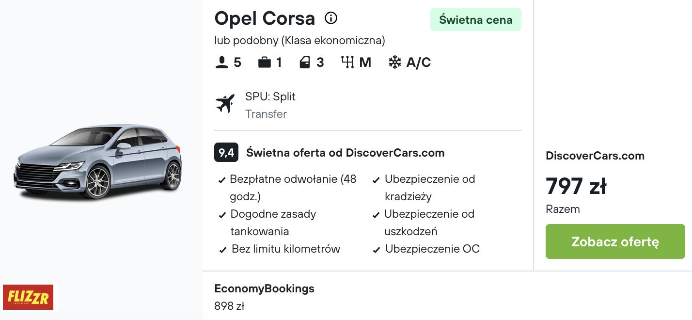 Partner Link kayak_pl_car_wl
