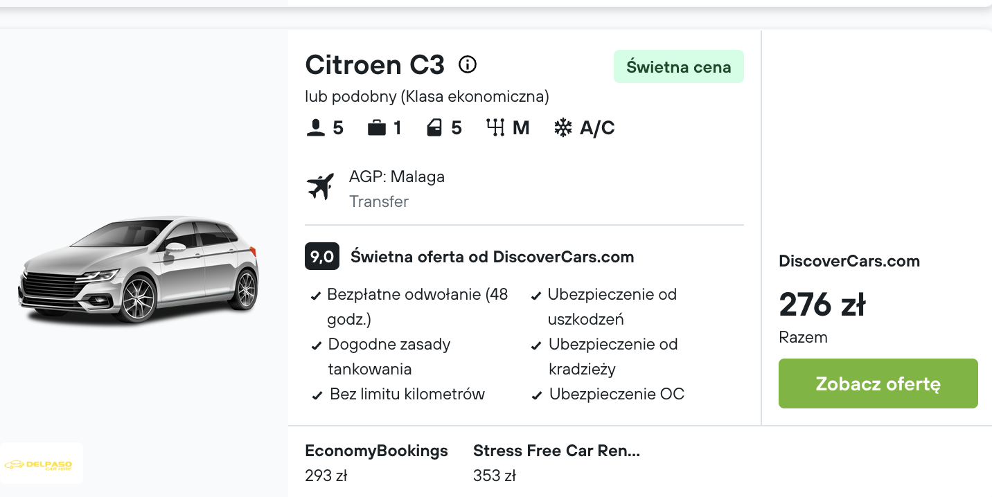 Partner Link kayak_pl_car_wl