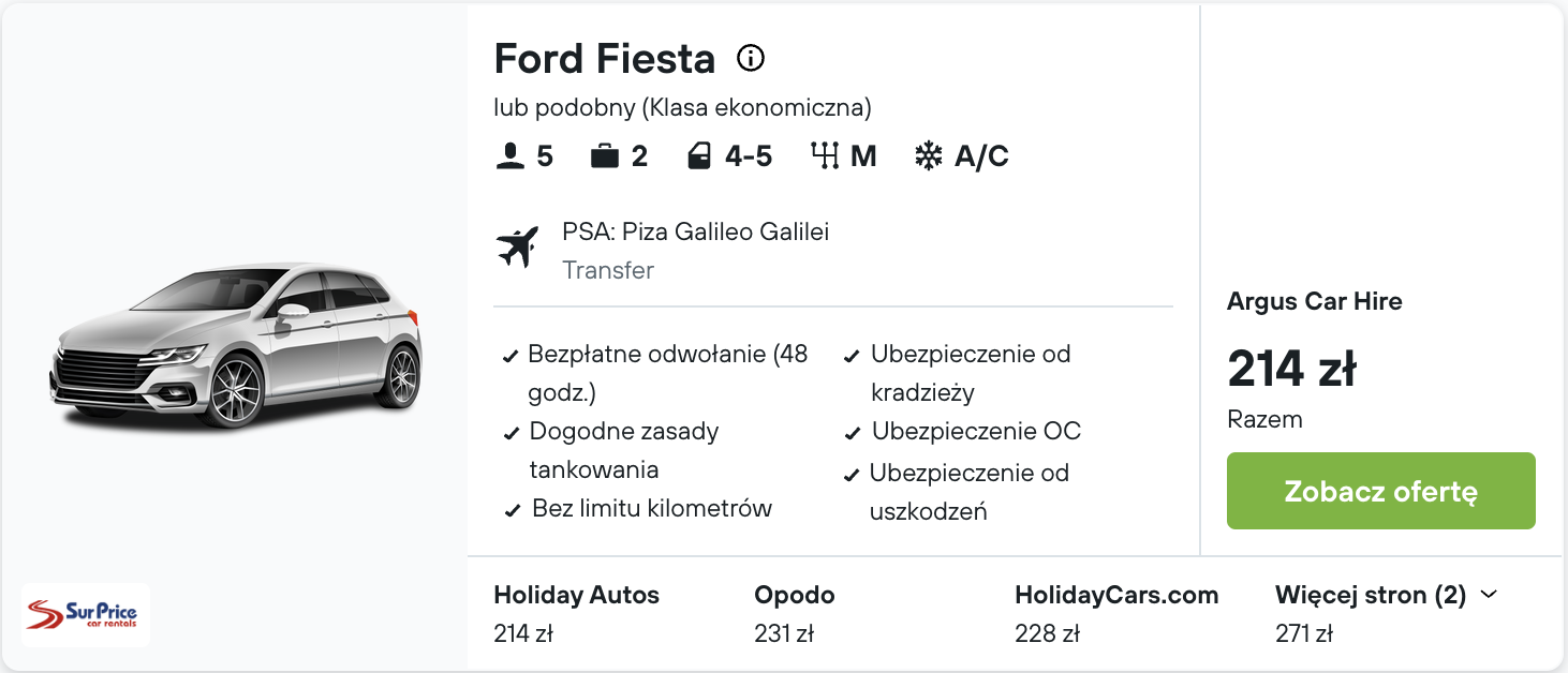 Partner Link kayak_pl_car_wl