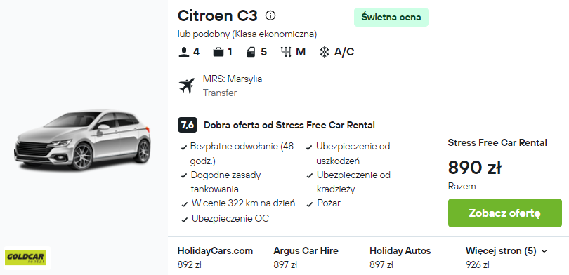 Partner Link kayak_pl_car_wl