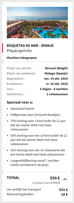 Partner Link voyageprive_nl_packages_direct