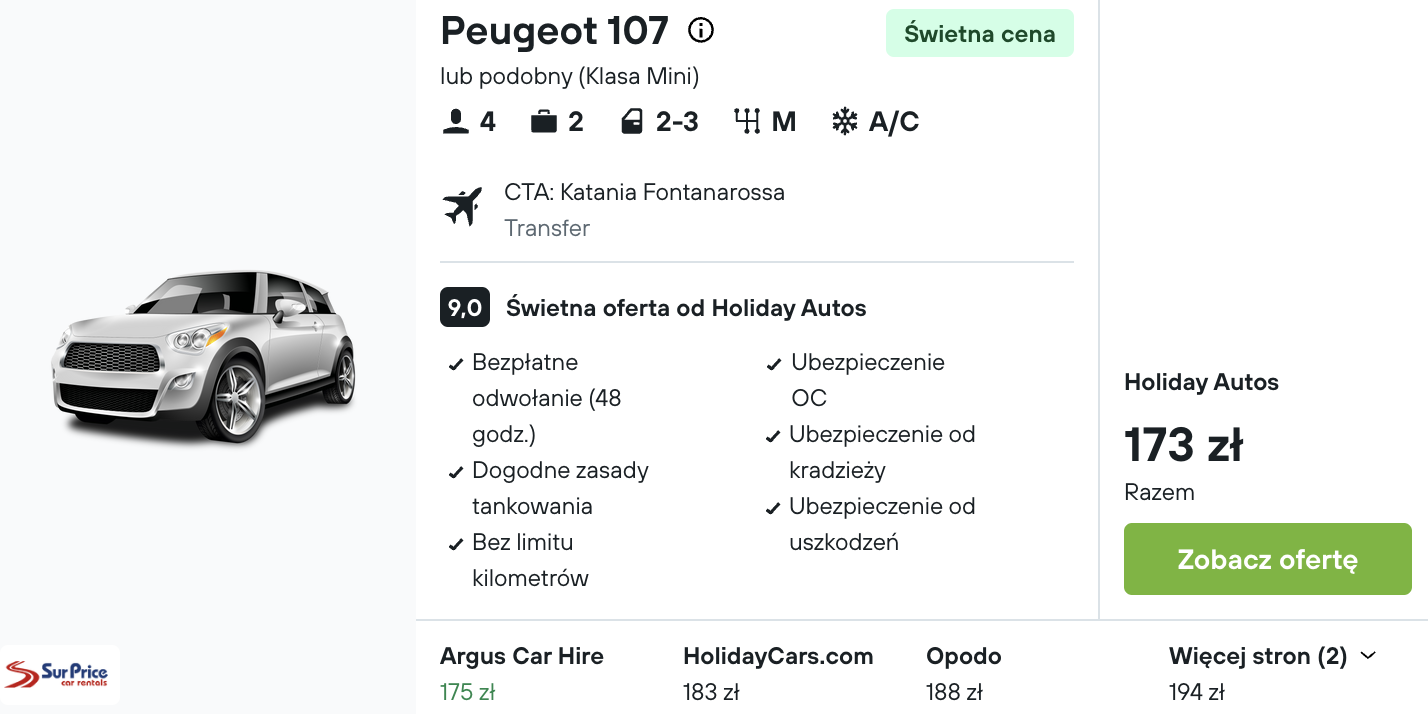 Partner Link kayak_pl_car_wl