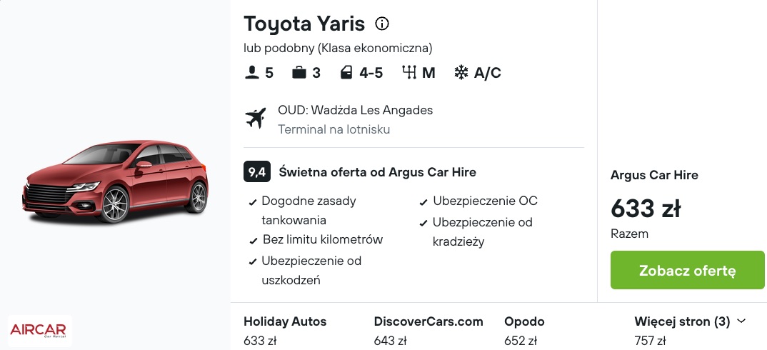 Partner Link kayak_pl_car_wl