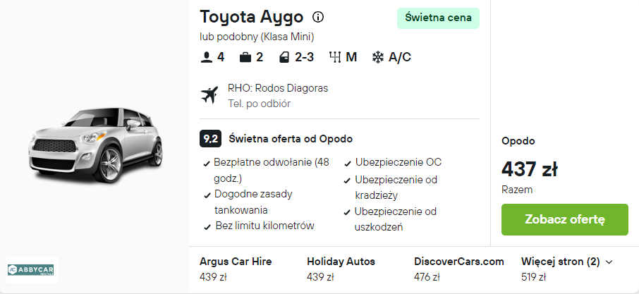Partner Link kayak_pl_car_wl