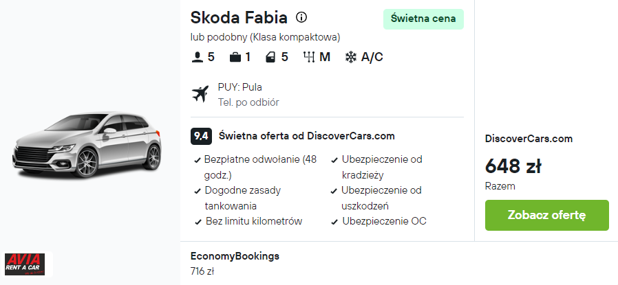 Partner Link kayak_pl_car_wl