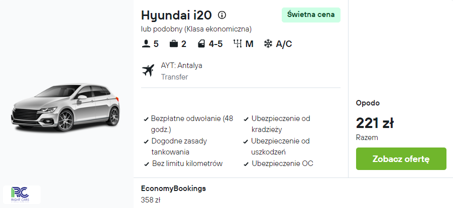 Partner Link kayak_pl_car_wl