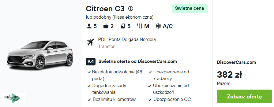 Partner Link kayak_pl_car_wl